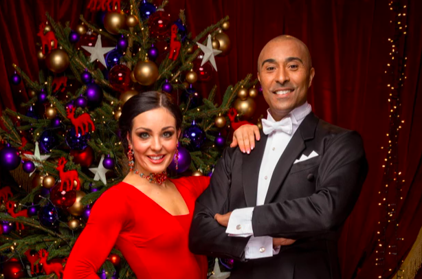 colin jackson Amy Dowden Strictly Christmas