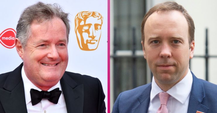 piers morgan matt hancock twitter
