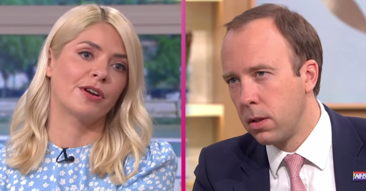 Holly Willoughby Matt Hancock This Morning