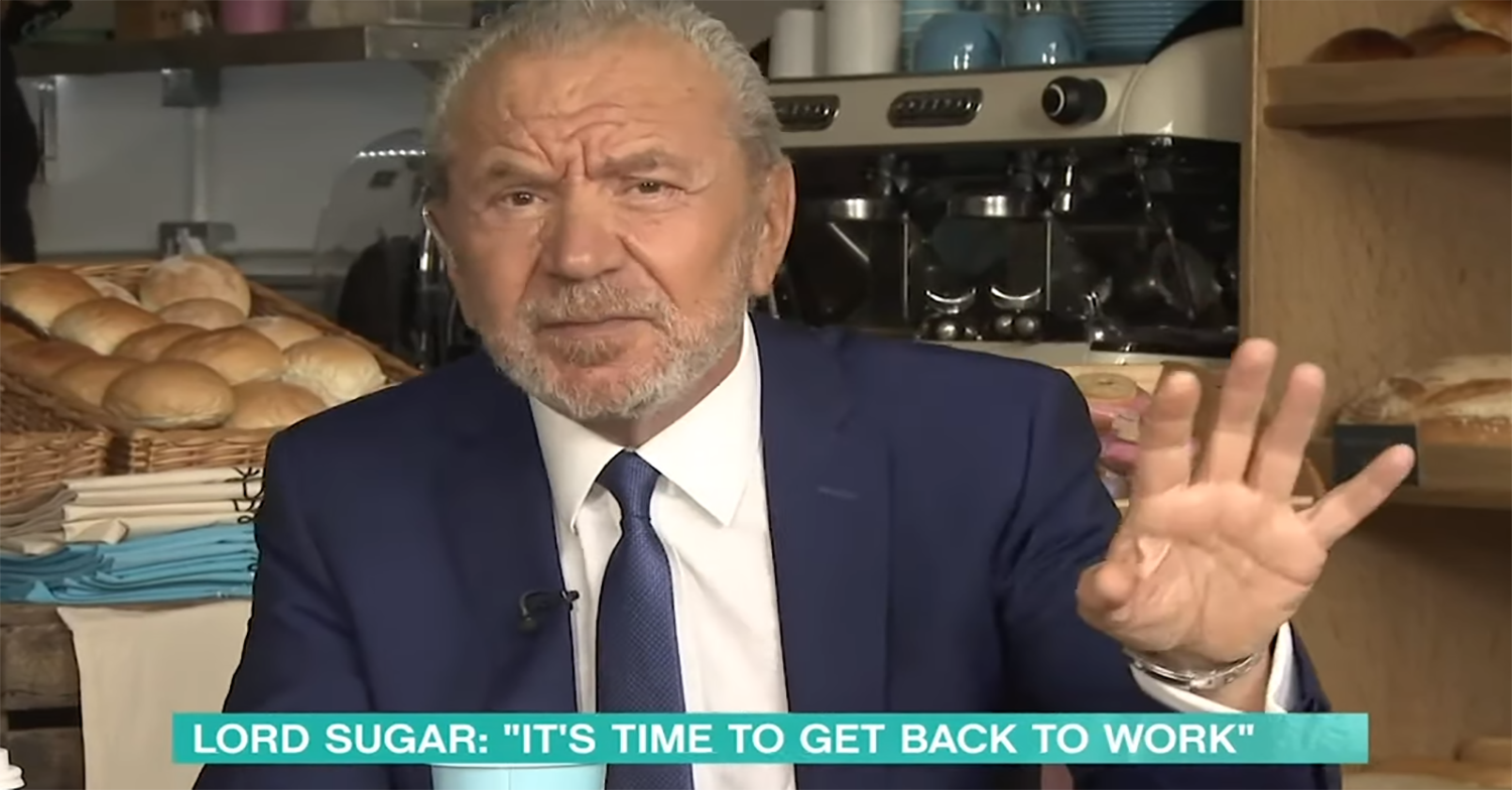 Lord Sugar on This Morning
