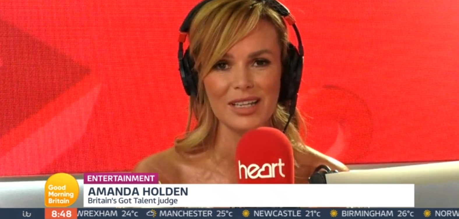 Amanda Holden on GMB