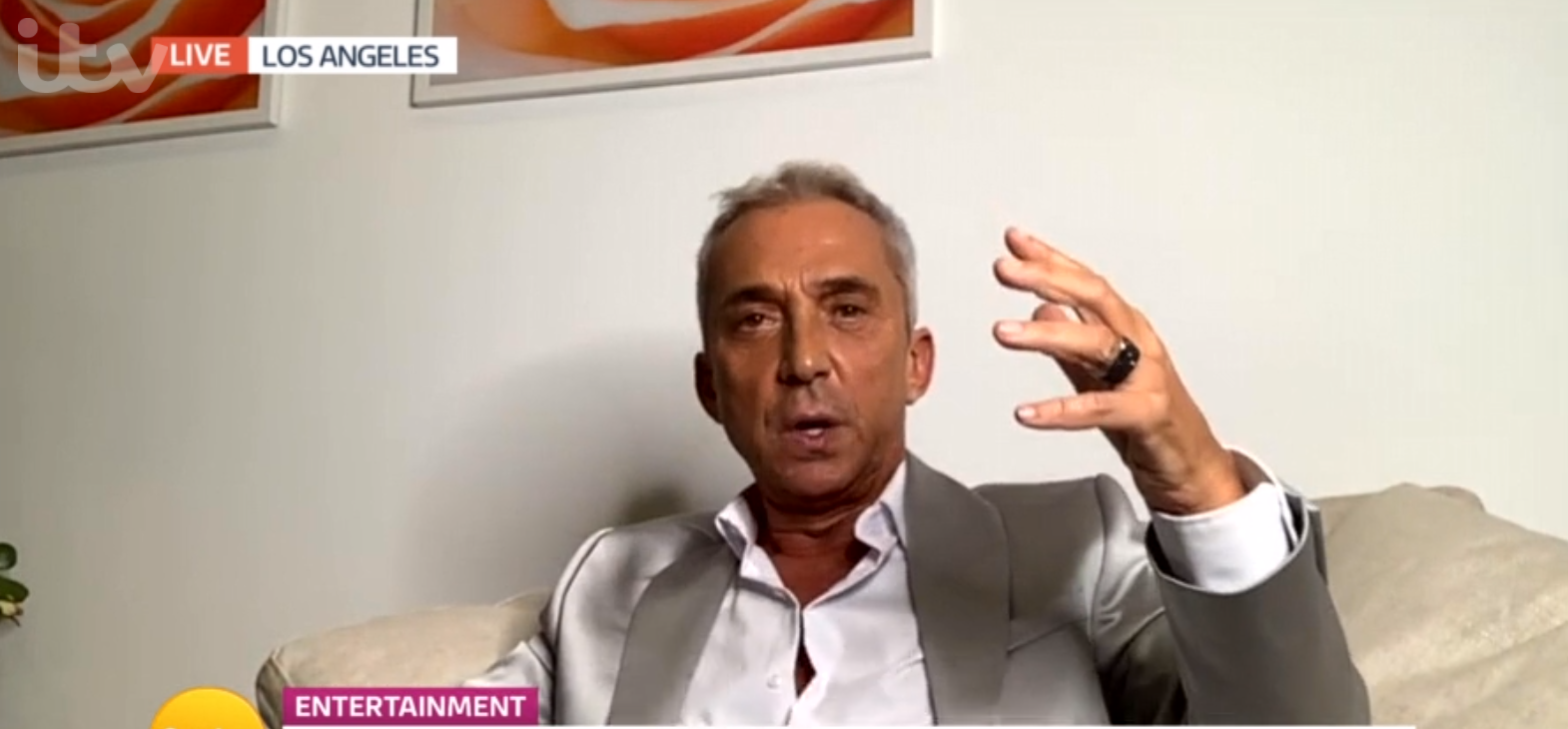 Bruno Tonioli new hair on GMB
