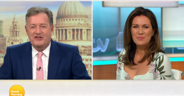 Piers Morgan and Susanna Reid on GMB