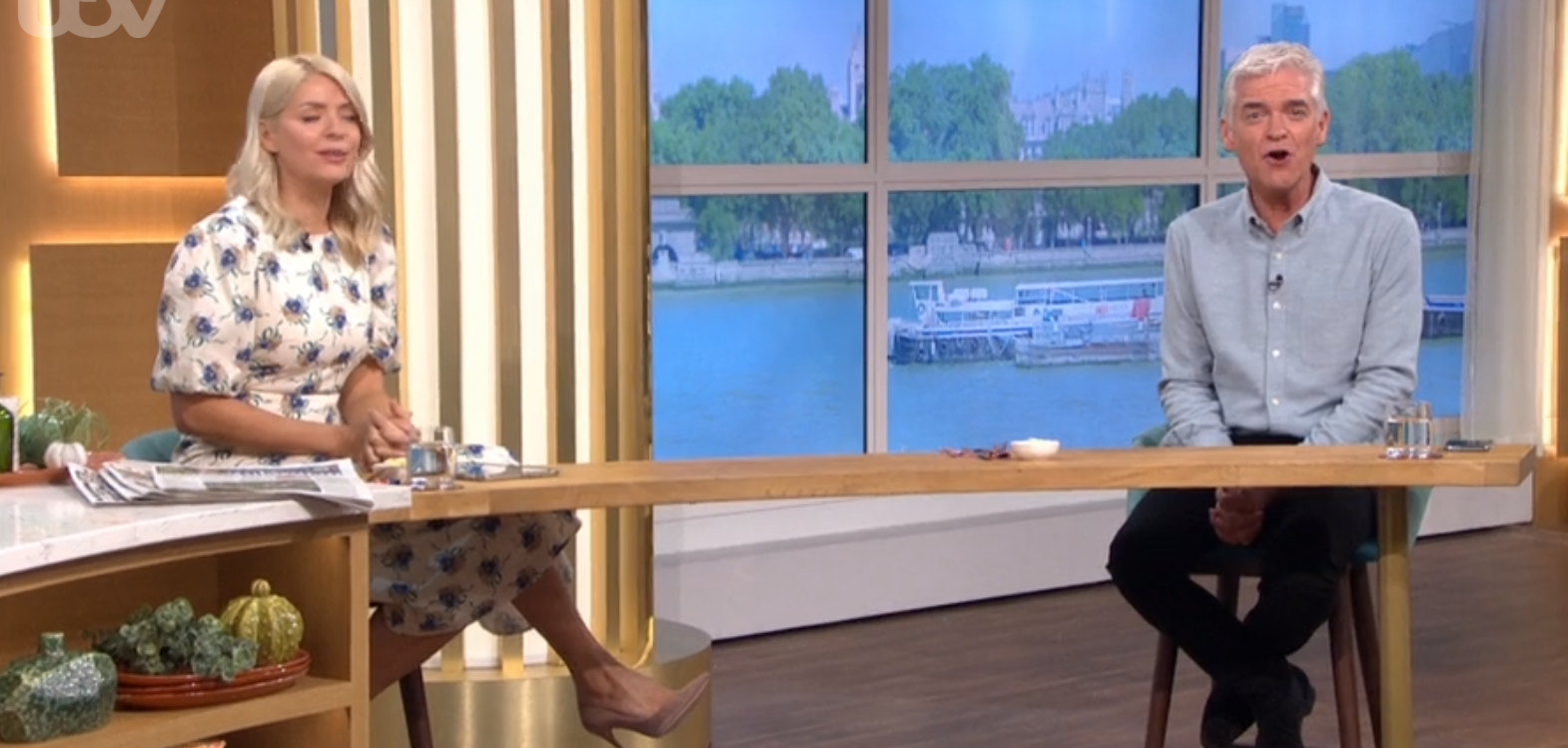Holly Willoughby and Phillip Schofield on This Morning