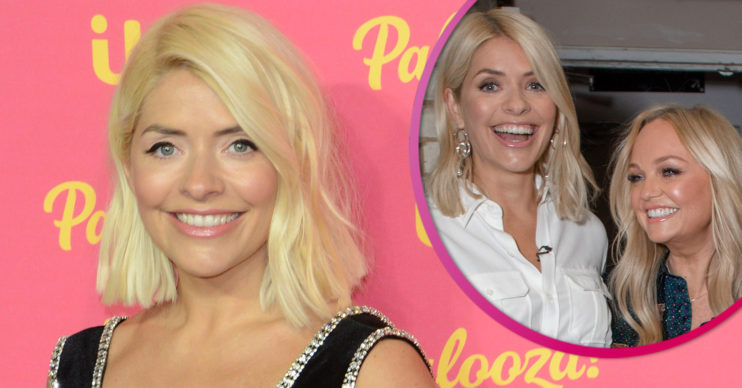 Holly Willoughby and Emma Bunton