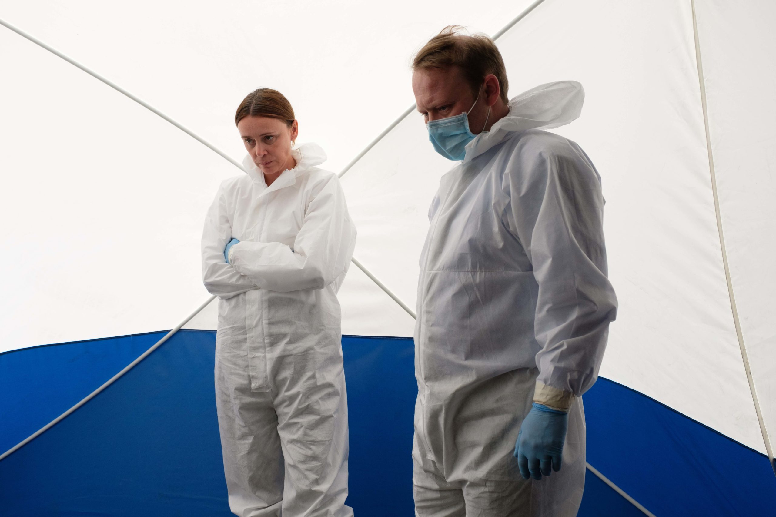 Keeley Hawes in scene from Honour ITV