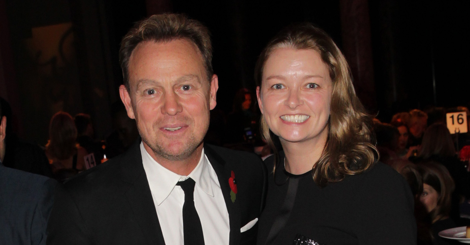 Jason Donovan with wife Angela