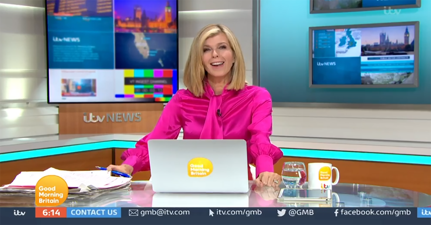 Kate Garraway on GMB