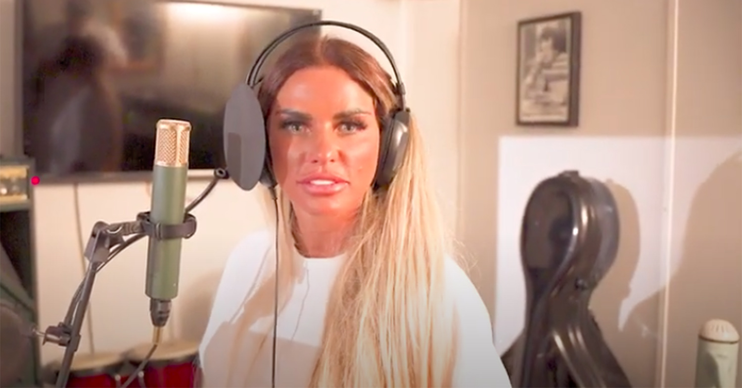 katie price video message