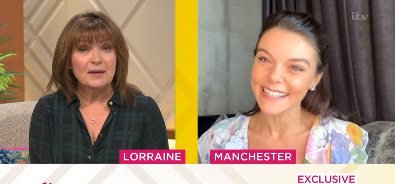 Faye Brookes doing Dancing On Ice