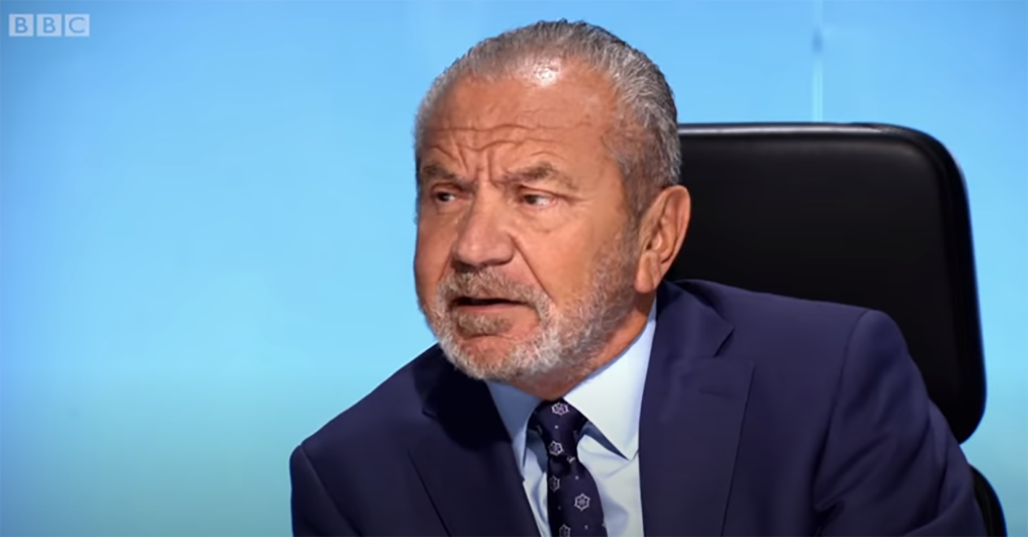 Lord Alan Sugar on The Apprentice