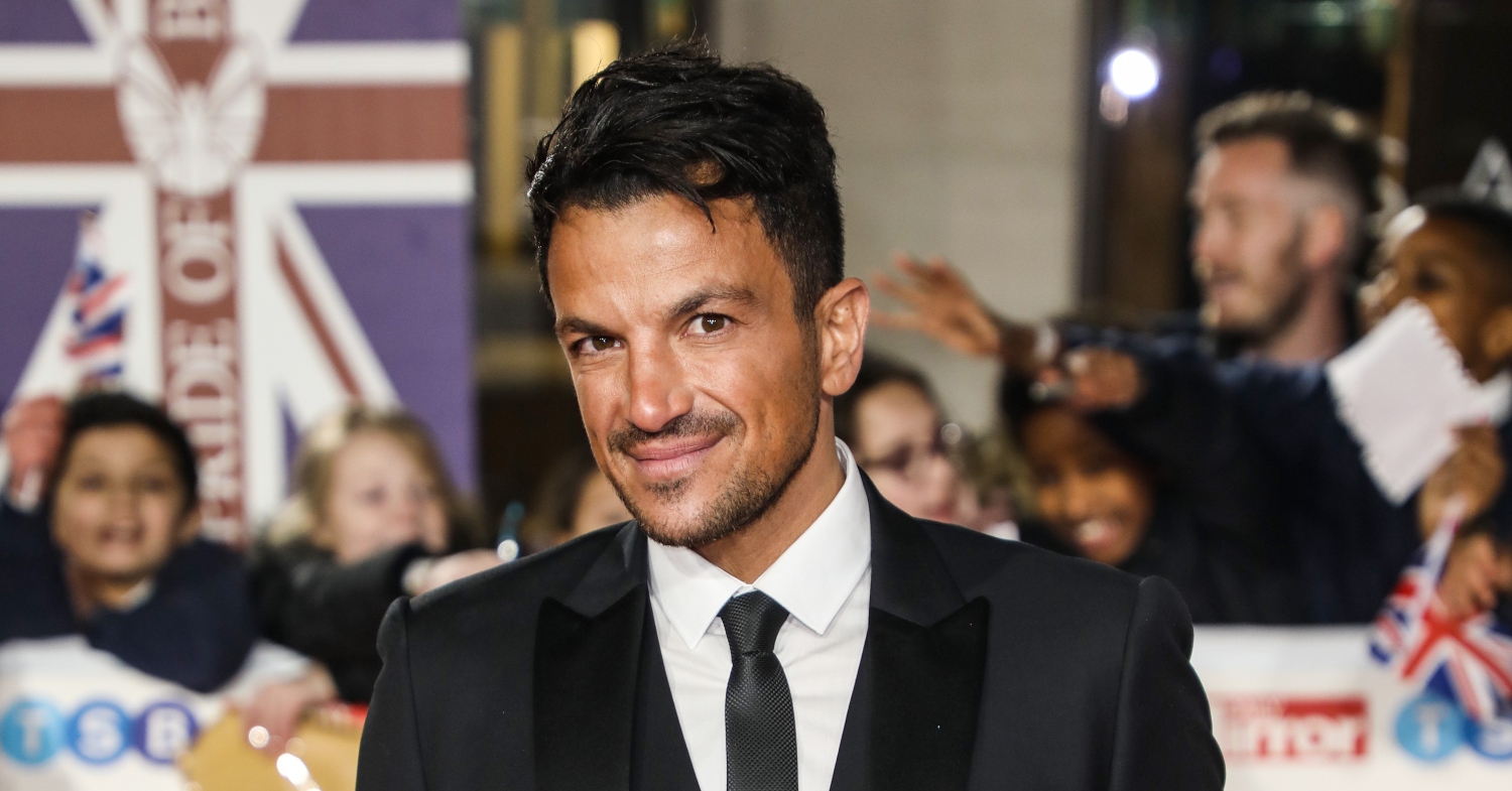 Proud dad Peter Andre praised son Theo for his piano skills