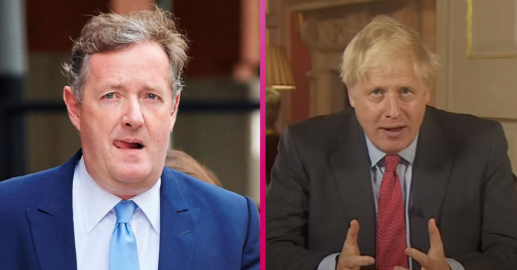 Piers Morgan and Boris Johnson