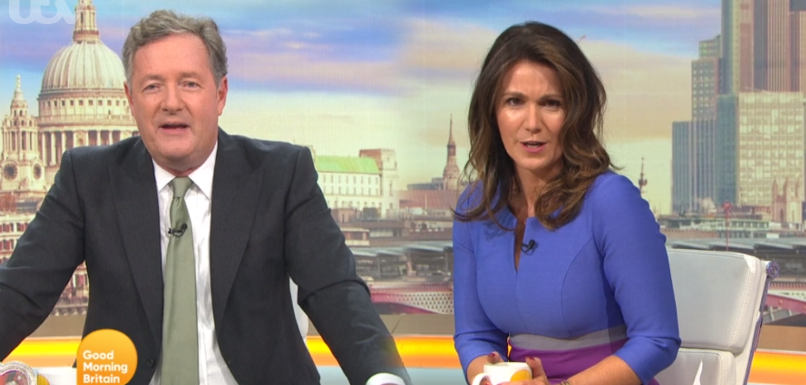 Piers Morgan and Lisa Armstrong