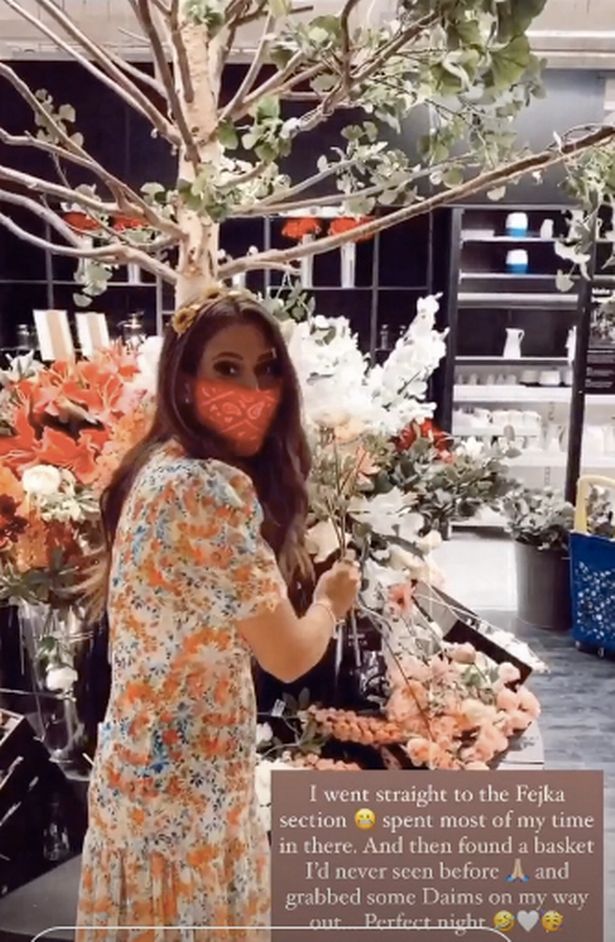 Stacey Solomon 'thoroughly enjoyed' herself in the Swedish furniture store