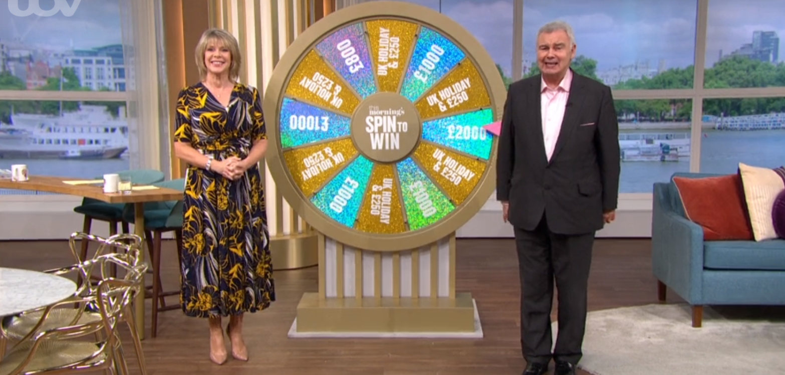 Ruth Langsford and Eamonn Holmes on This Morning
