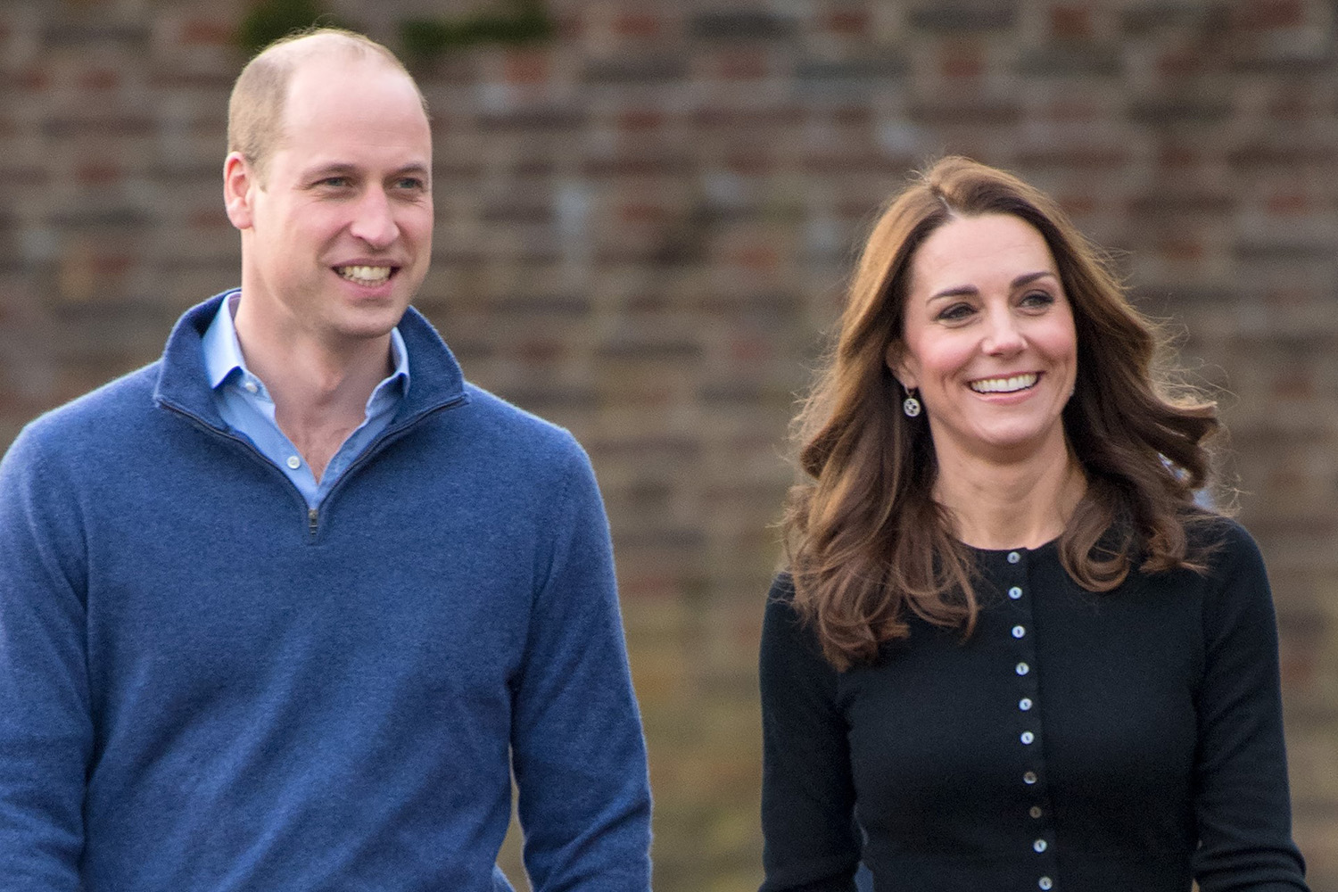 Prince William and Kate Middleton smiling 