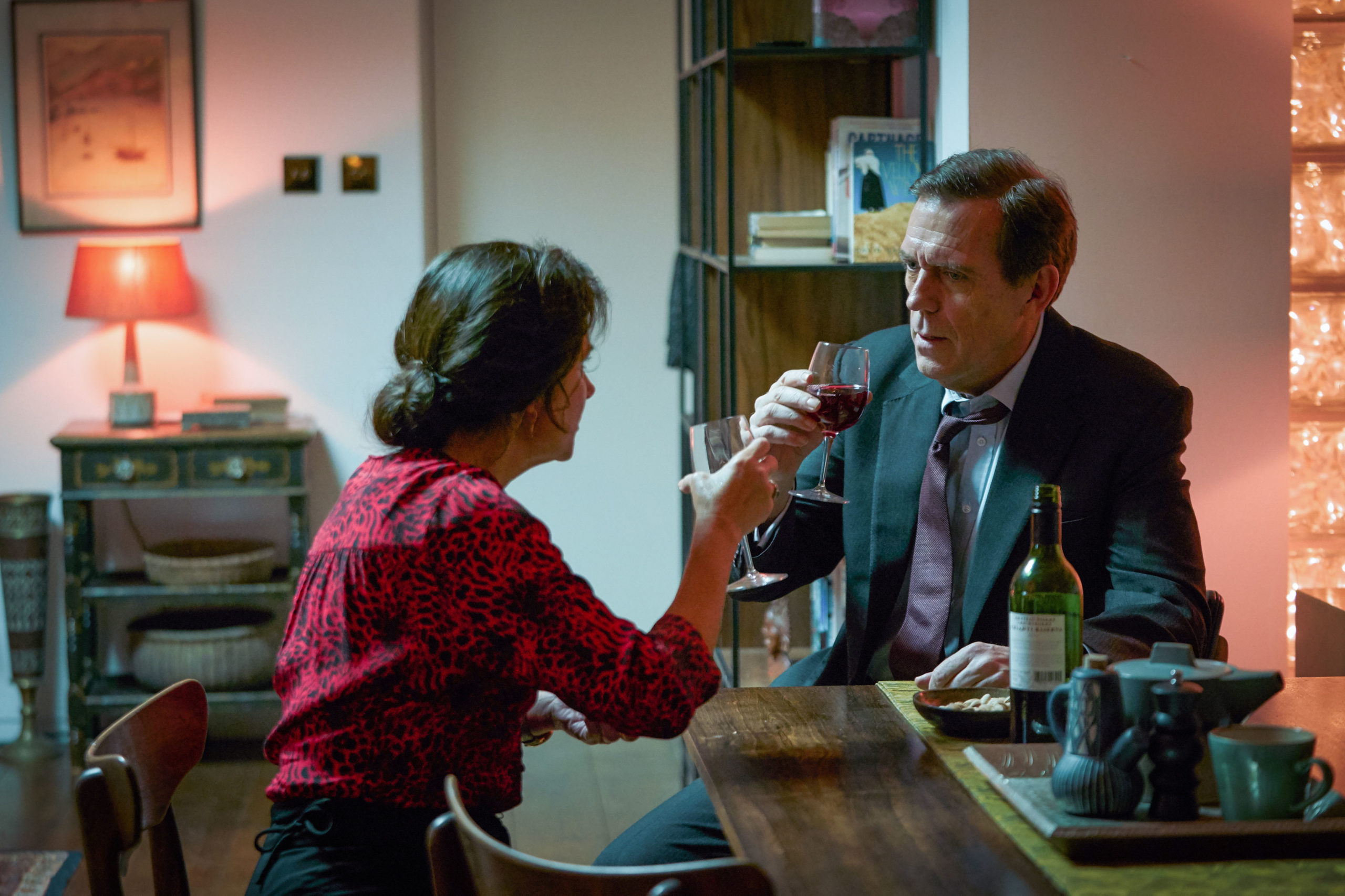 Peter Laurence with his lover in Roadkill