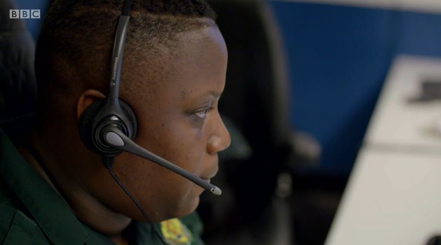 A 999 call handler on Ambulance