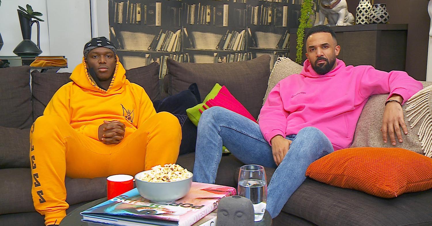 KSI appeared on Celebrity Gogglebox with Craig David (Credit: Channel 4)