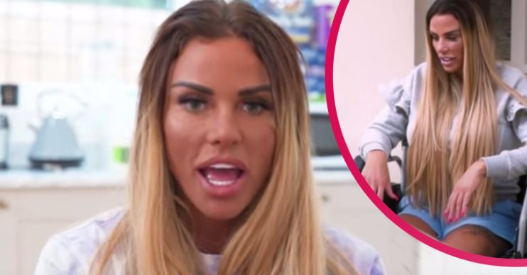 katie price wheelchair