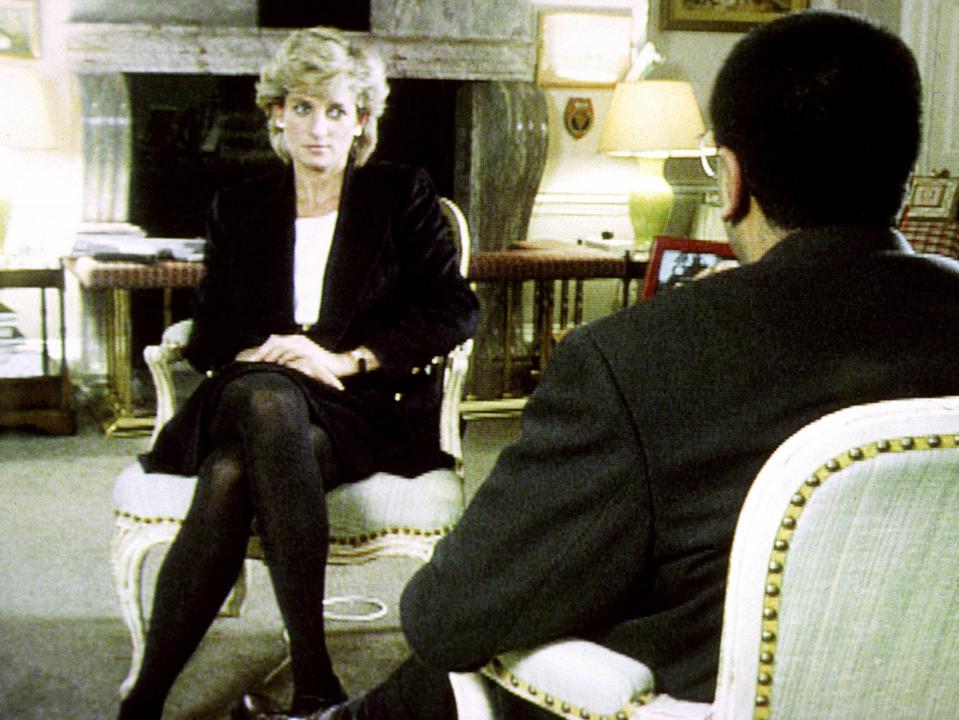 Princess Diana and Martin Bashir on Panorama