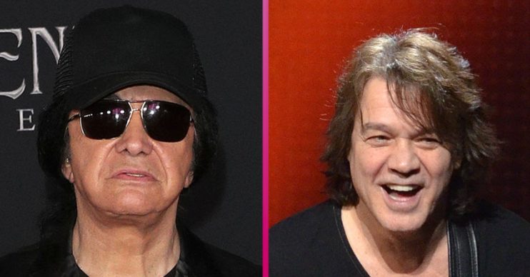 Gene Simmons Eddie Van Halen (1)