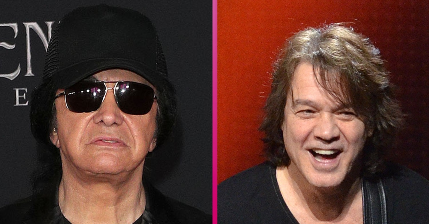 Gene Simmons Eddie Van Halen (1)