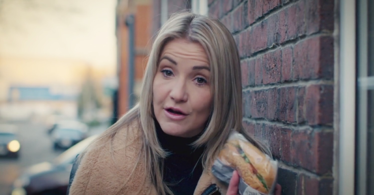 Helen Skelton talking to camera