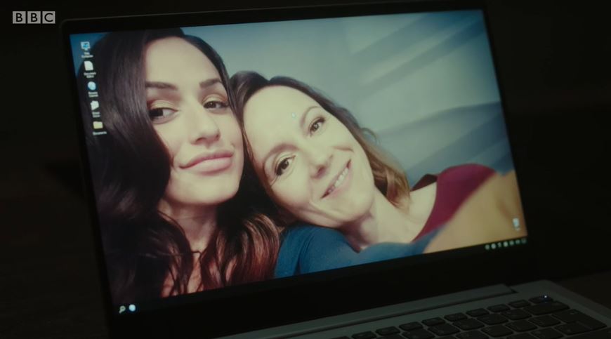 Saira and Kelly in Life BBC twist