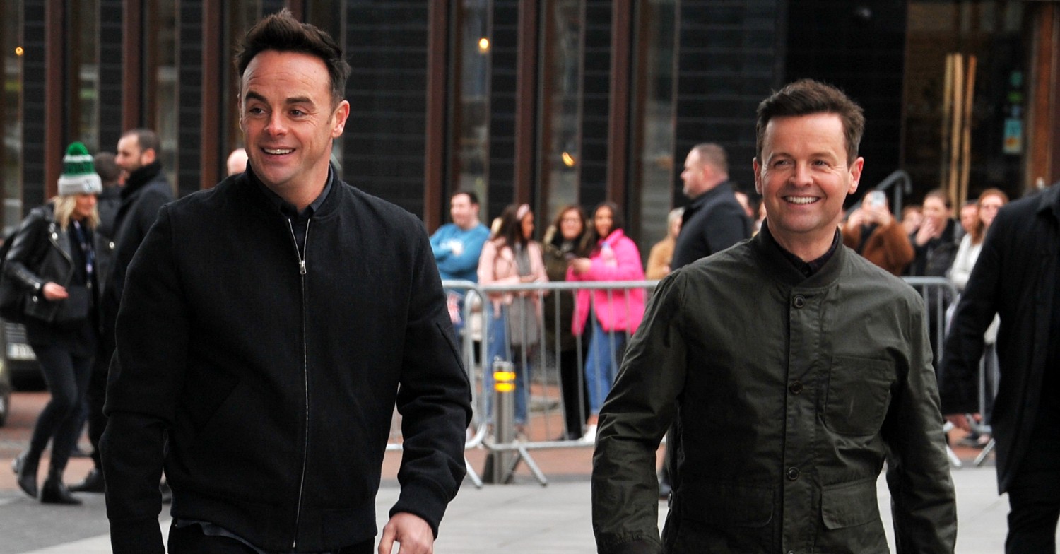 Ant and Dec smile on red carpet