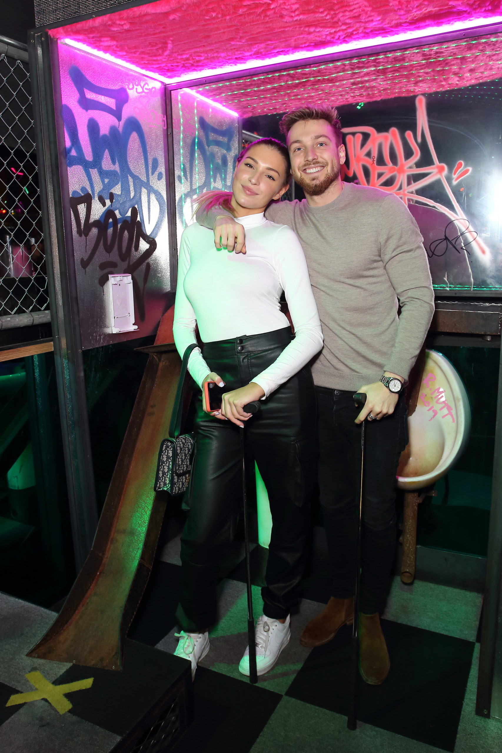 Sam and Zara when they were together 