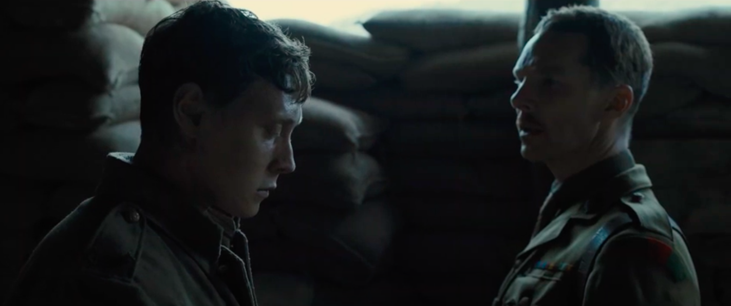 George MacKay and Benedict Cumberbatch in 1917