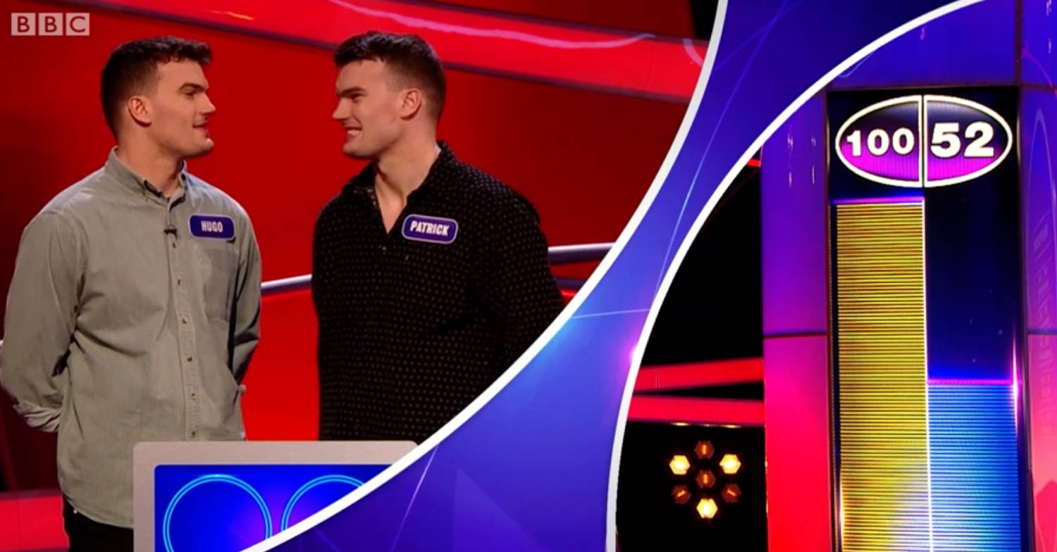 Hunky twins on Pointless