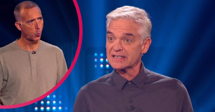The Million Pound Cube Phillip Schofield and contestant Adam