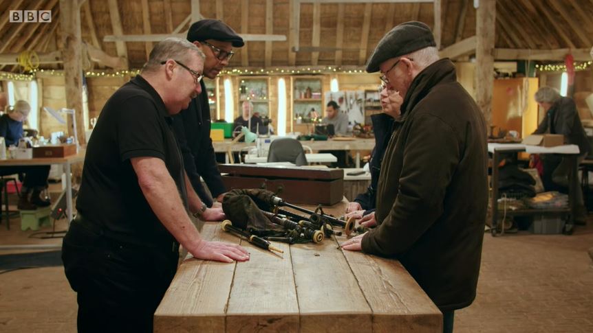 The Repair Shop bagpipes