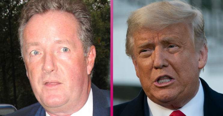 president trump and piers morgan