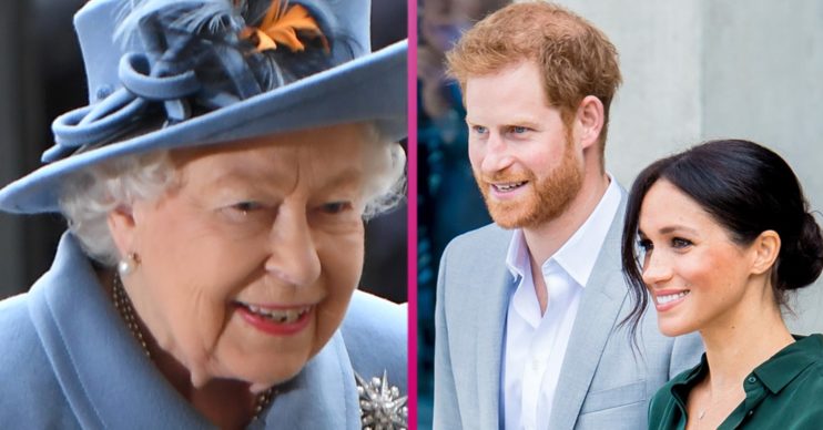 prince harry meghan markle the queen