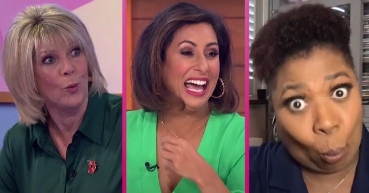 Ruth Langsford, Saira Khan and Brenda Edwards on Loose Women