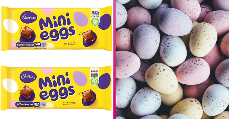 mini eggs bar