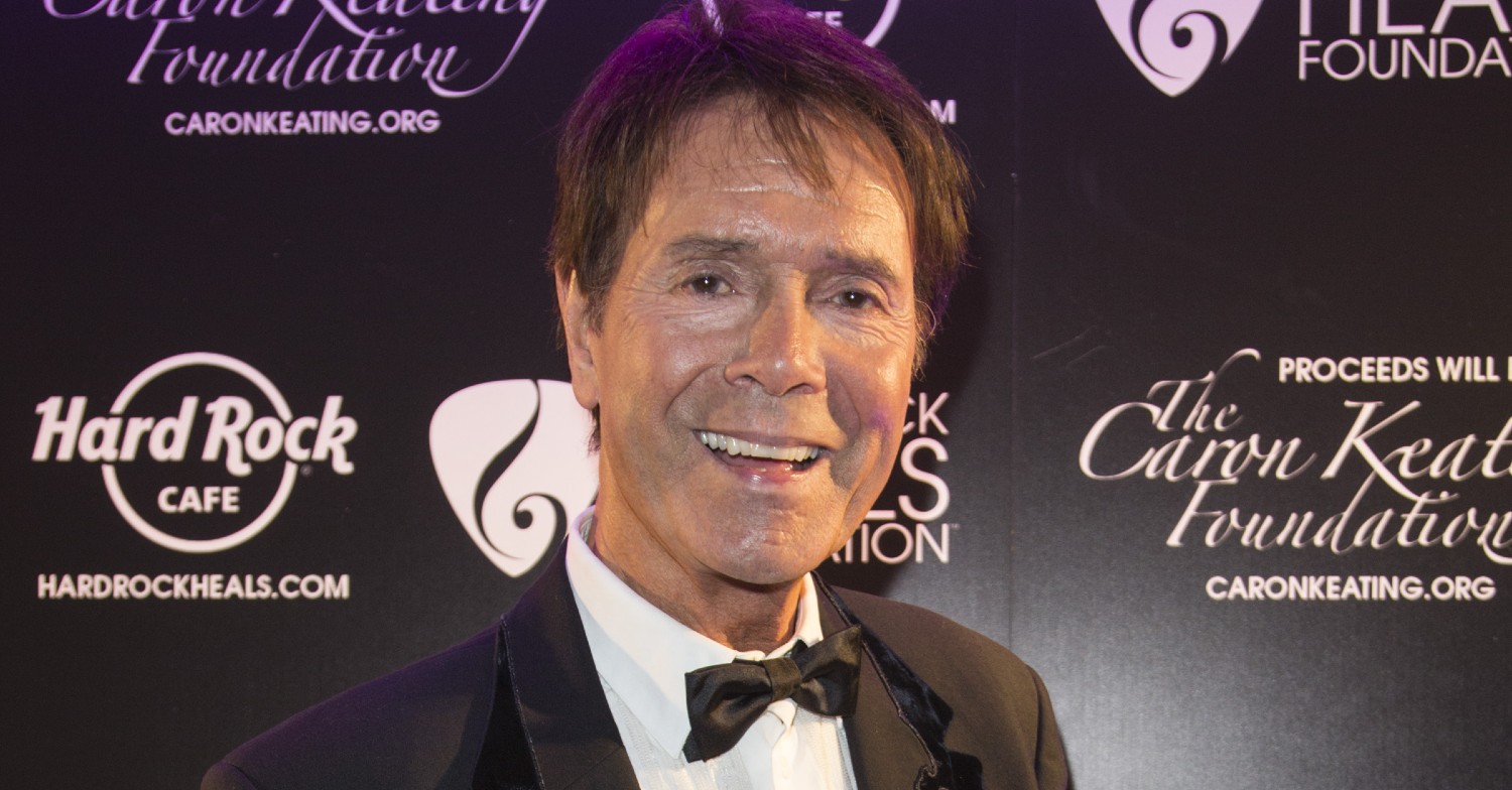 Cliff Richard smiling