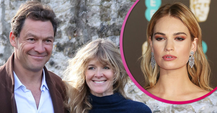 Dominic West Lily James