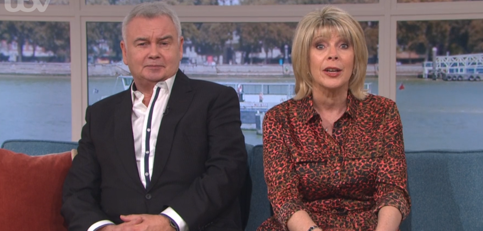 Ruth Langsford and Eamonn Holmes on This Morning