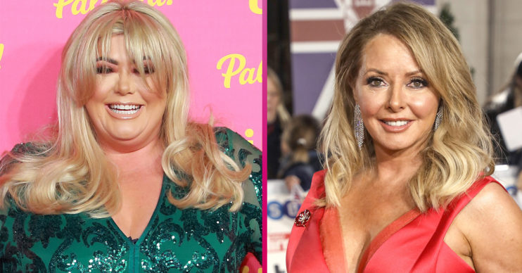 Gemma Collins and carol Vorderman