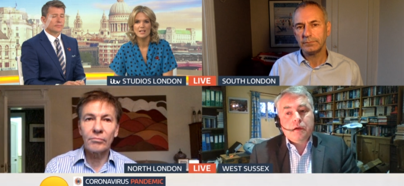 Charlotte Hawkins and Ben Shephard on GMB