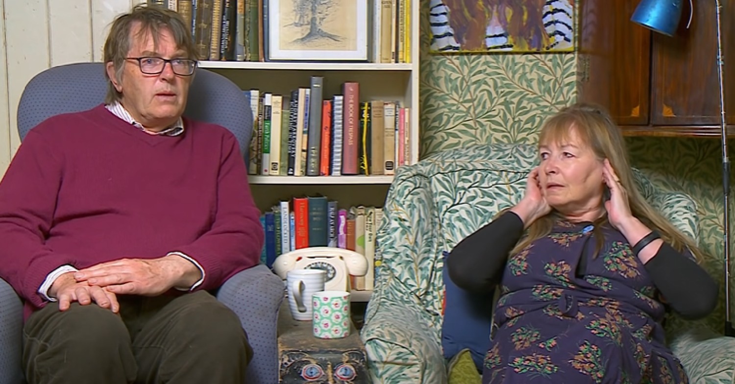 Gogglebox stars Giles and Mary