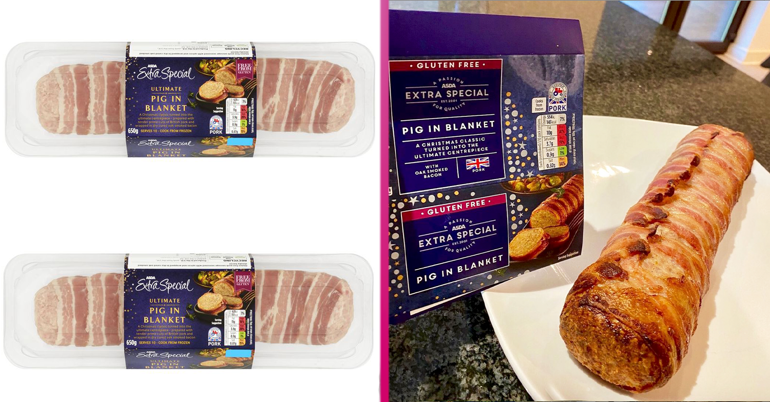 asda giant pig in blanket
