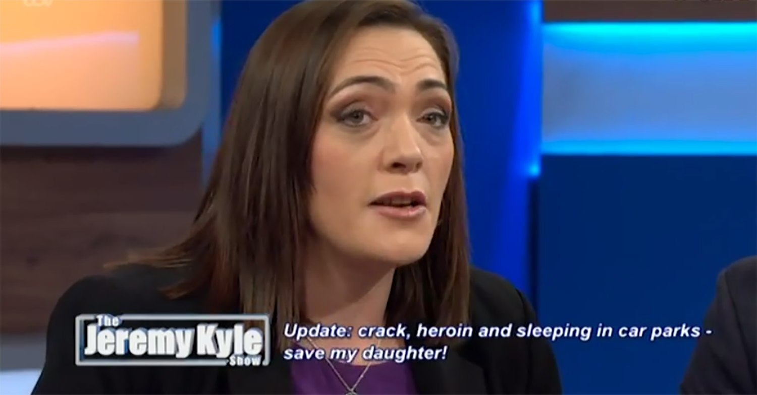 Jeremy Kyle guest Kristie Bishop