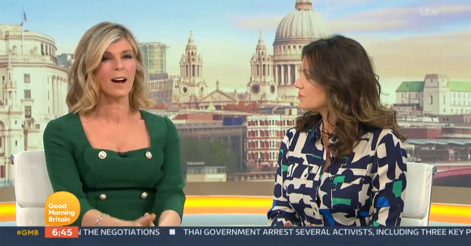 Kate Garraway on GMB