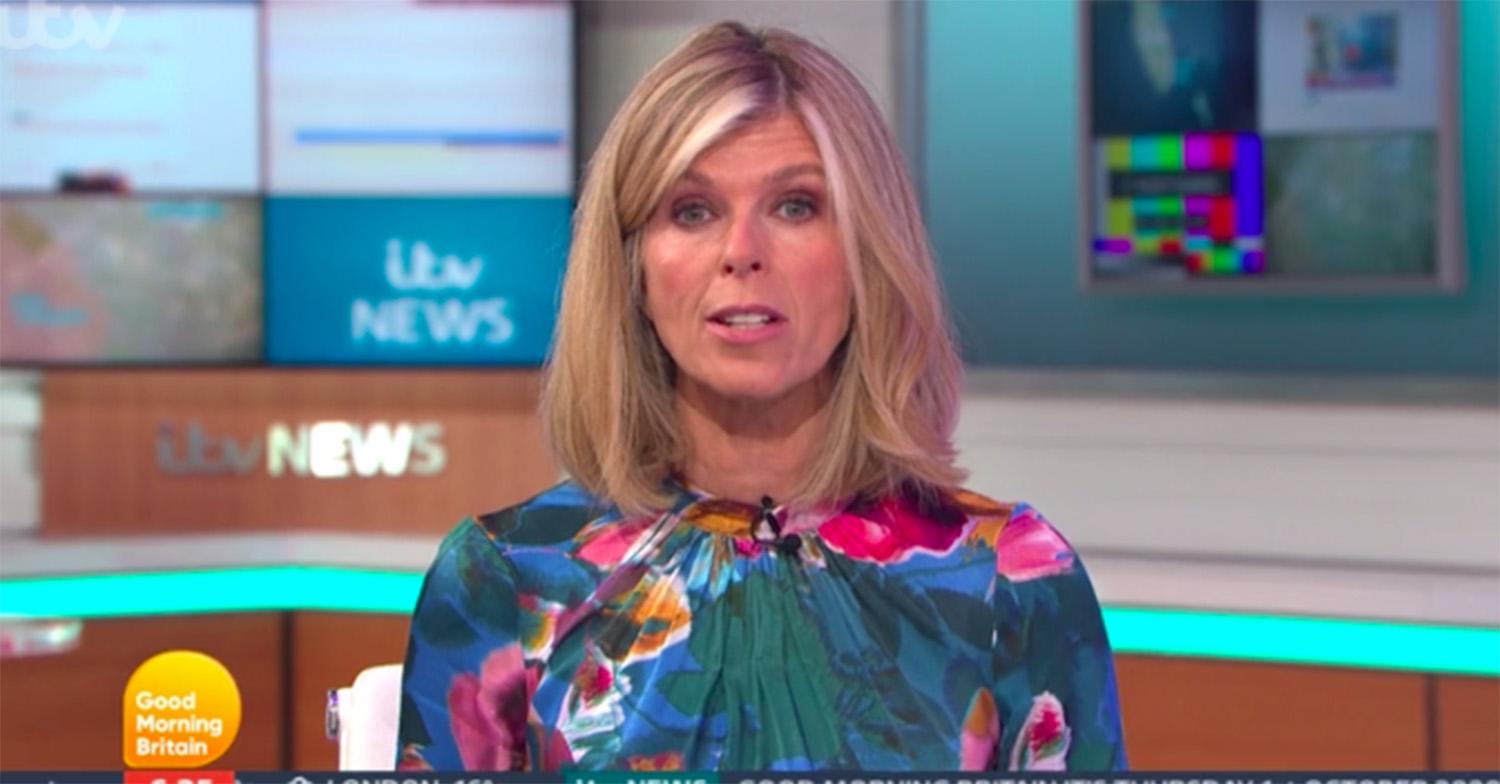 Kate Garraway on Good Morning britain